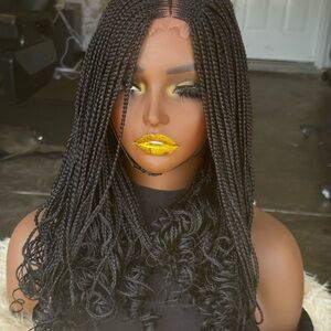 Elegant Black Braided Wig